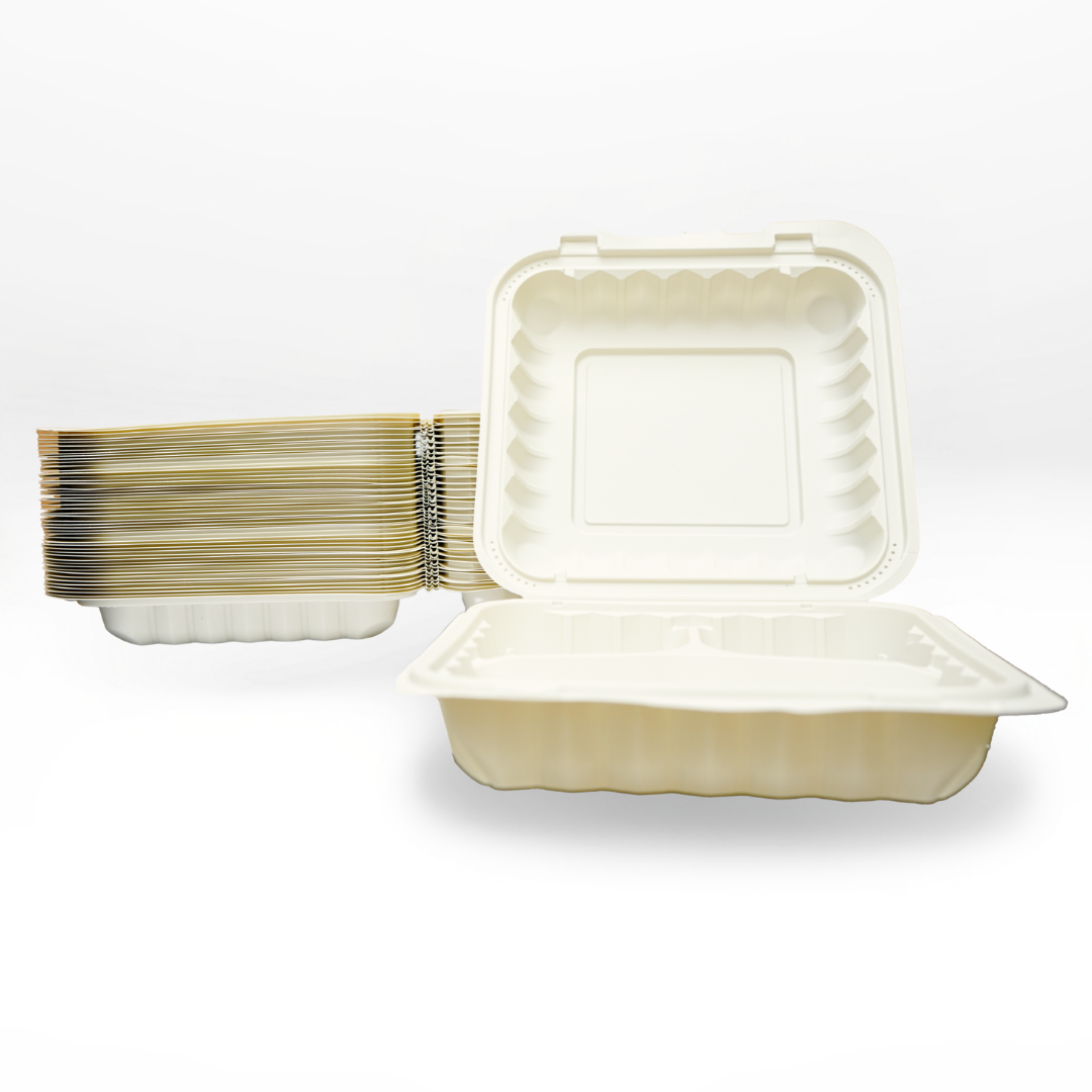 Compostable P3 Food Containers with Lids | Durable, Biodegradable, and Eco-Friendly