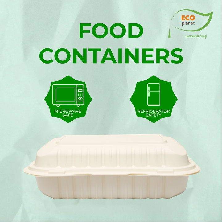 Compostable J1 Food Containers with Lids | Durable, Biodegradable, and Eco-Friendly