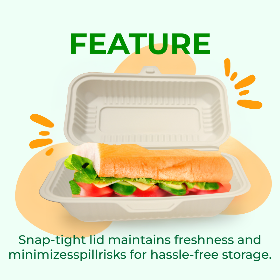 Compostable K1 Food Containers with Lids | Durable, Biodegradable, and Eco-Friendly
