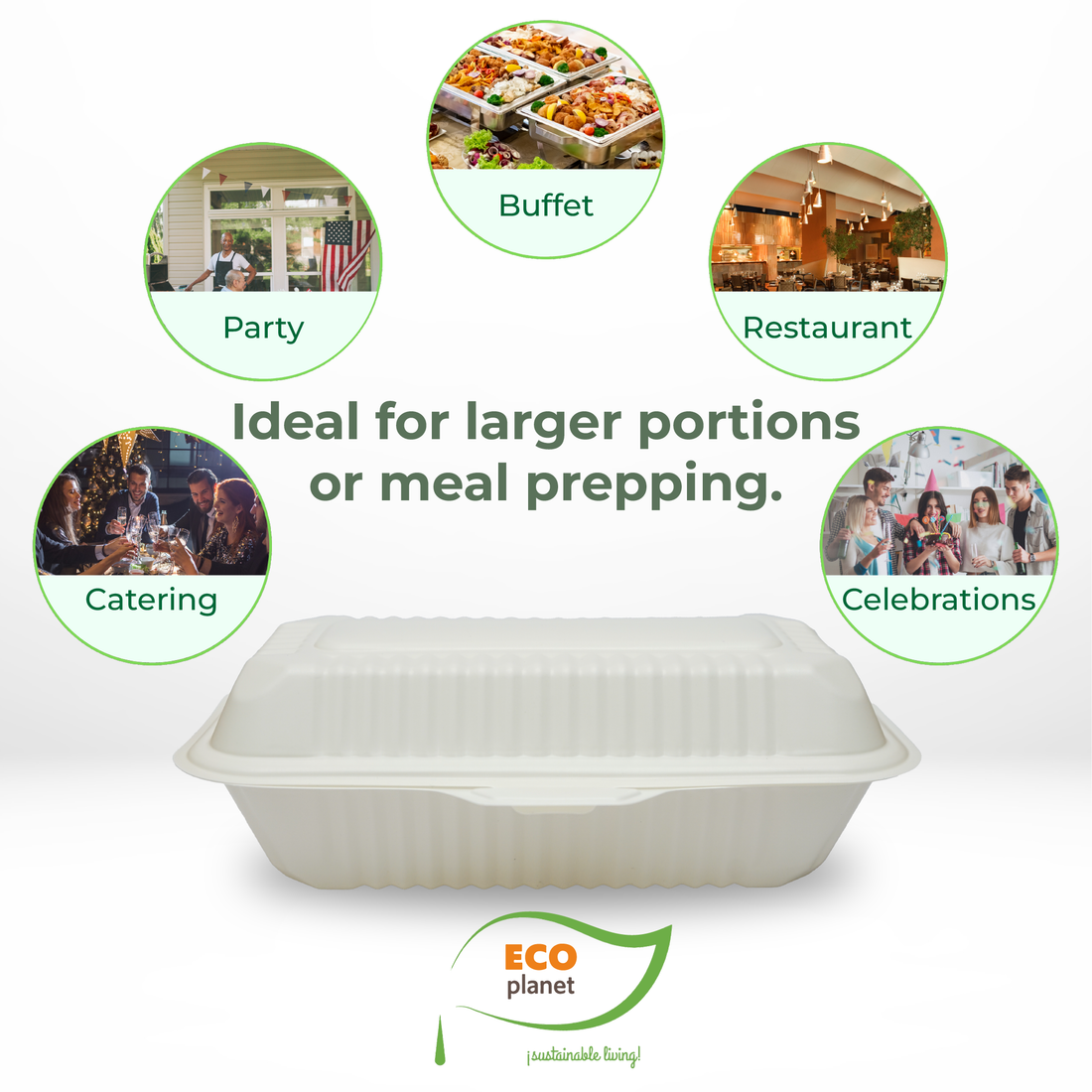 Compostable K1 Food Containers with Lids | Durable, Biodegradable, and Eco-Friendly