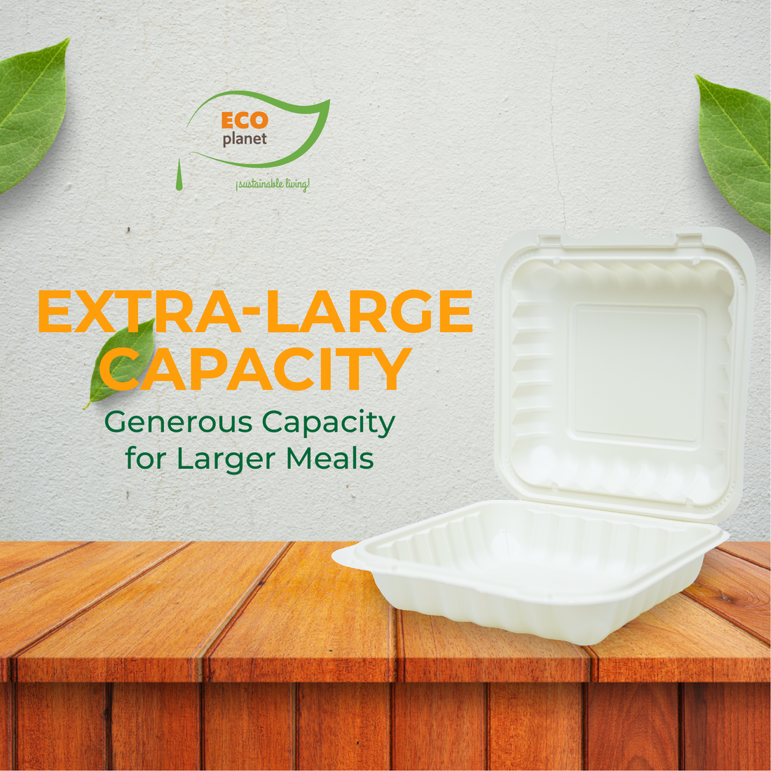 Compostable P1 Food Containers with Lids | Durable, Biodegradable, and Eco-Friendly