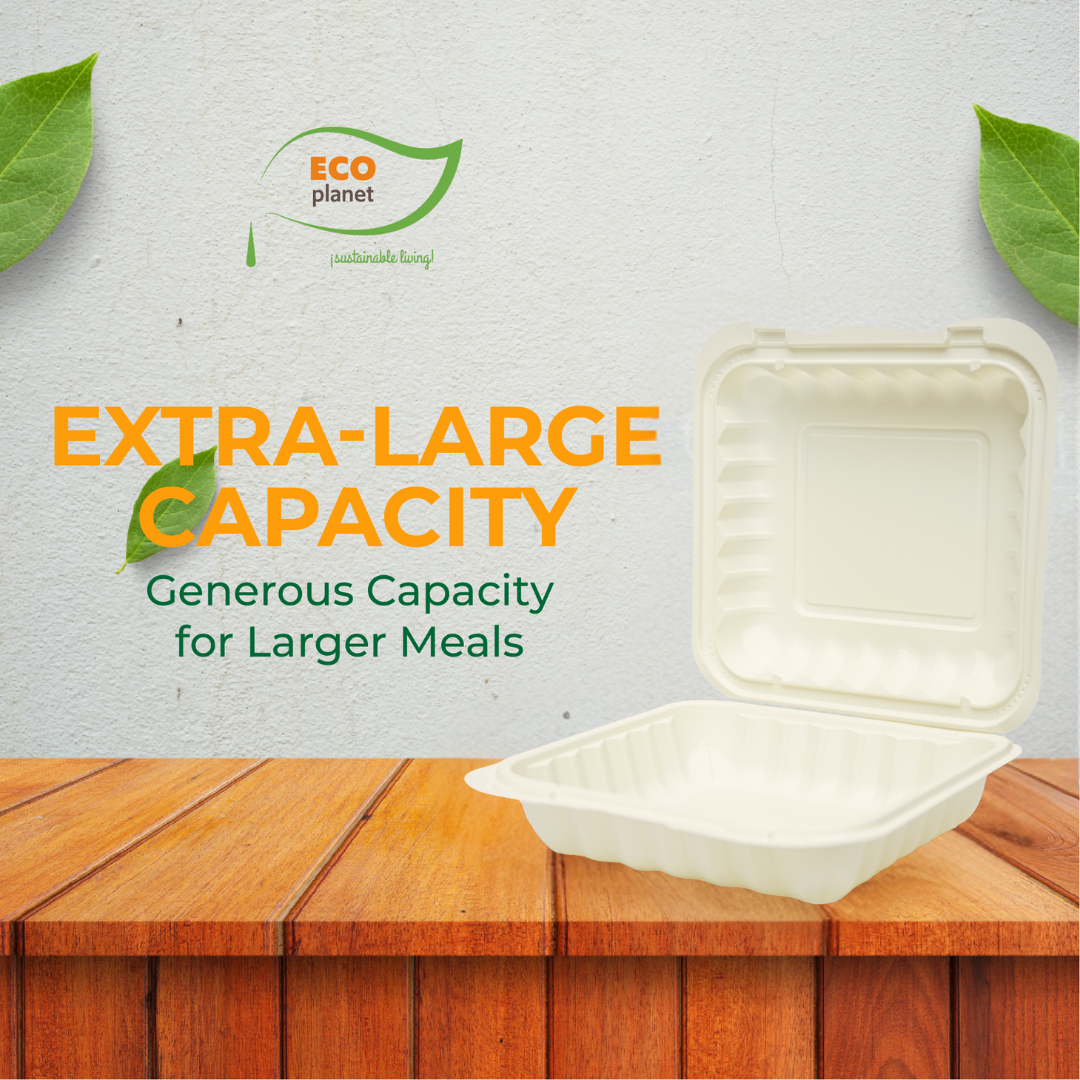 Compostable P1 Food Containers with Lids | Durable, Biodegradable, and Eco-Friendly