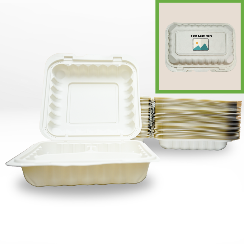 Compostable P3 Food Containers with Lids | Durable, Biodegradable, and Eco-Friendly